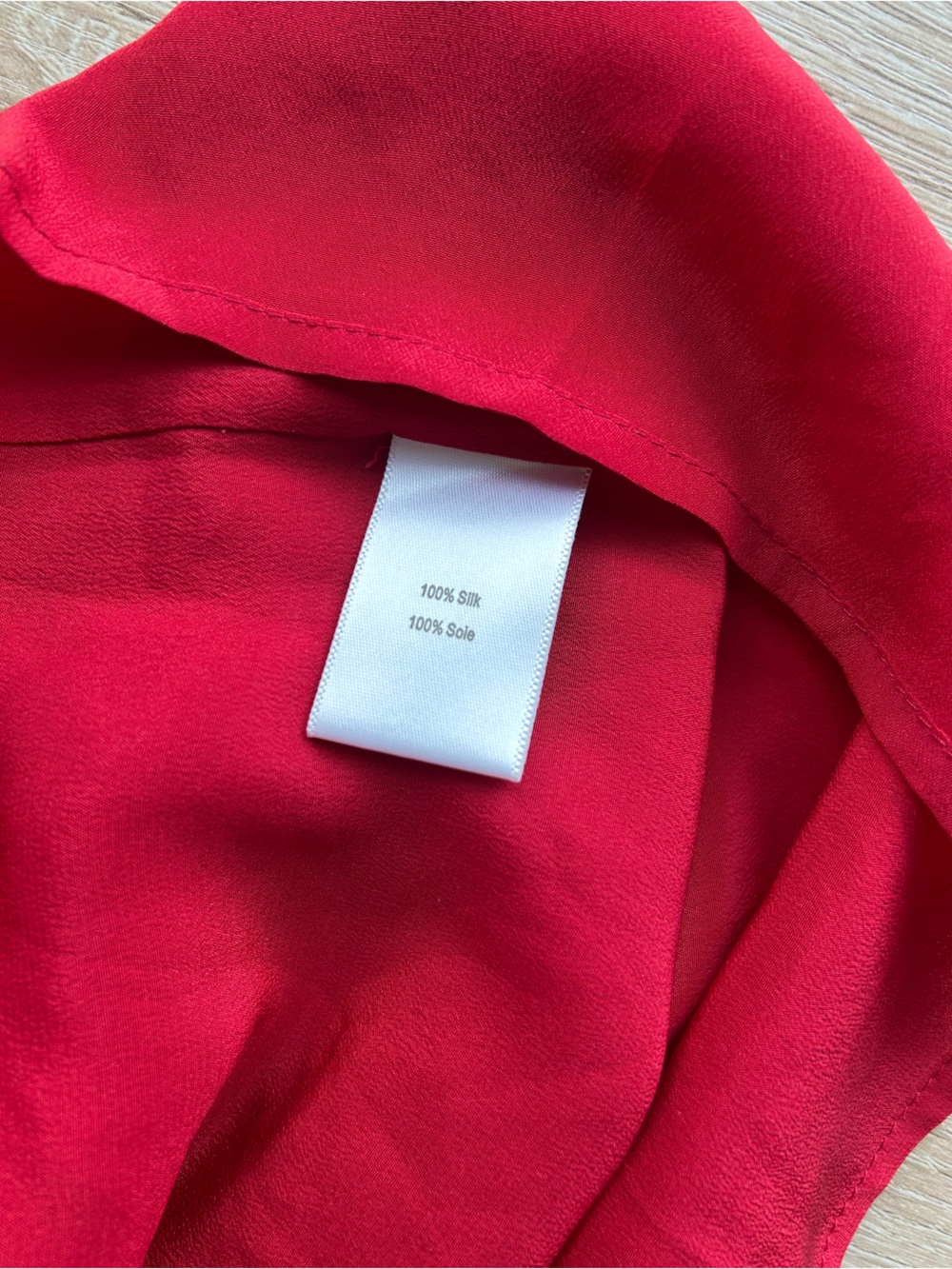 Adam Lippes Red Ruffle Silk Mini Dress - Picture 4 of 7
